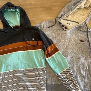 Billabong hoodie sweatshirts. Size Men’s medium.